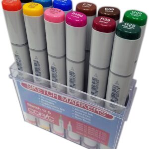 Copic - Sketch - Alcohol Marker - Set - Very Primary (12 Pieces)