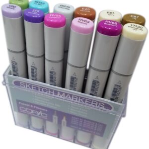 Copic - Sketch - Alcohol Marker - Set - Forest & Flowers (12 Pieces)
