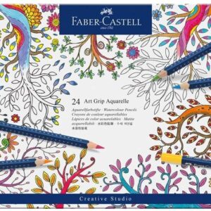Faber-Castell - Art GRIP Aquarelle - Watercolor Pencils (24 Pencils)