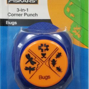 Fiskars - 3-in-1 Corner Punch - Bugs