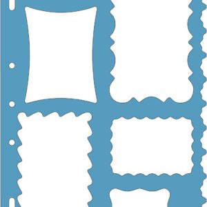 Fiskars - Shape Template Cutting Guide - Frames w/Ripple Border