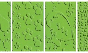 Fiskars - Embossing Texture Plates - Life