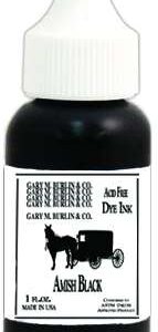 Gary's Amish Black Dye Ink Pad - Reinker (1oz)