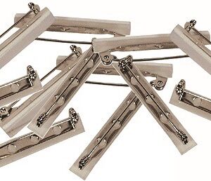 Adhesive PinBacks 1-5/16" Plastic Body (12 Pieces)