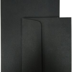 Stationery - Black (5" x 8")
