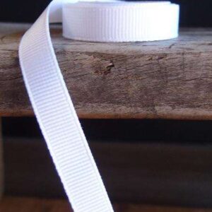 Grosgrain Ribbon – White (3/8″ x 300′)
