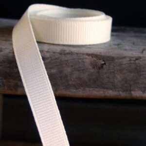 Grosgrain Ribbon - Cream (3/8" x 300')