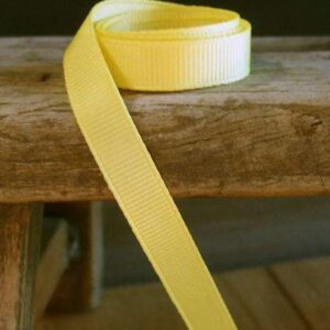 Grosgrain Ribbon - Yellow (3/8" x 300')