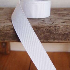 Grosgrain Ribbon - White (5/8" x 300')