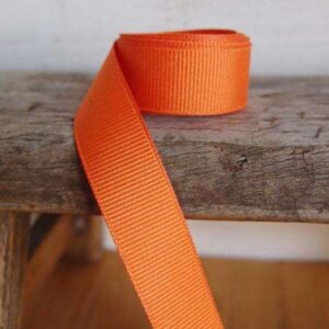 Grosgrain Ribbon - Orange (5/8" x 300')
