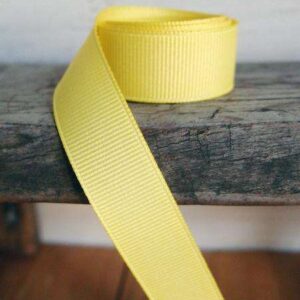 Grosgrain Ribbon - Yellow (5/8" x 300')