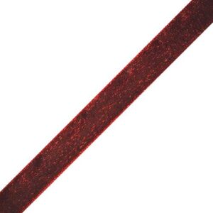 Shimmer Ribbon - Red (5/8" x 75')