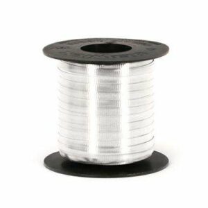 Poly Curling Ribbon - Spool - Metallic Silver (3/16" x 750')