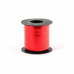 Poly Curling Ribbon - Spool - Metallic Red (3/16" x 750')