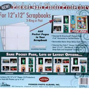 Pioneer - Pocket Photo Protectors - 12" x 12" (10 Sheets)