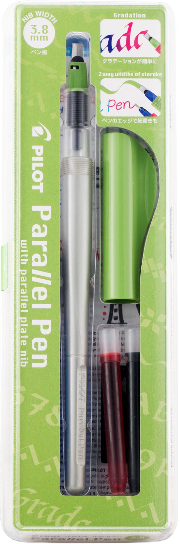 Pilot - Parallel Calligraphy Pen - Green (3.8mm)