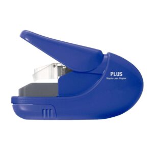 PLUS - Staple-Free Stapler - Blue