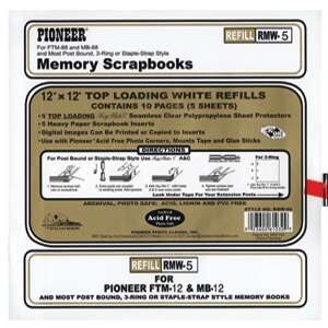 Pioneer - Top Loading Refill Sheet - White (12" x 12")