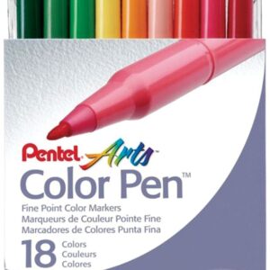 Pentel - Color Pen - Set (18 Pieces)
