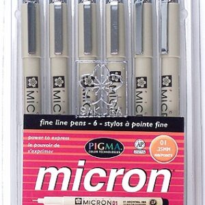 Sakura - Pigma Micron - 01 - Color - Set (6 Pieces)