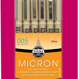 Sakura - Pigma Micron - 005 - Color - Set (6 Pieces)