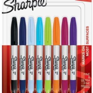 Sharpie - Permanent Marker - Twin-Tip - Set (8 Pieces)
