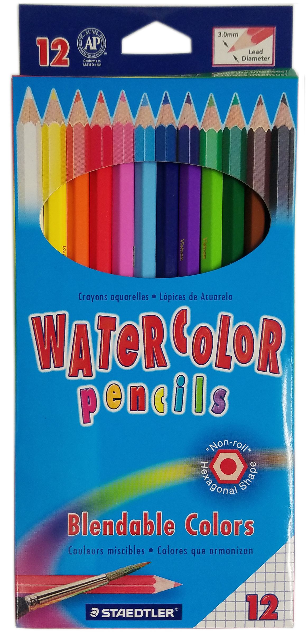 Staedtler - Watercolor Pencils (12 Pieces)
