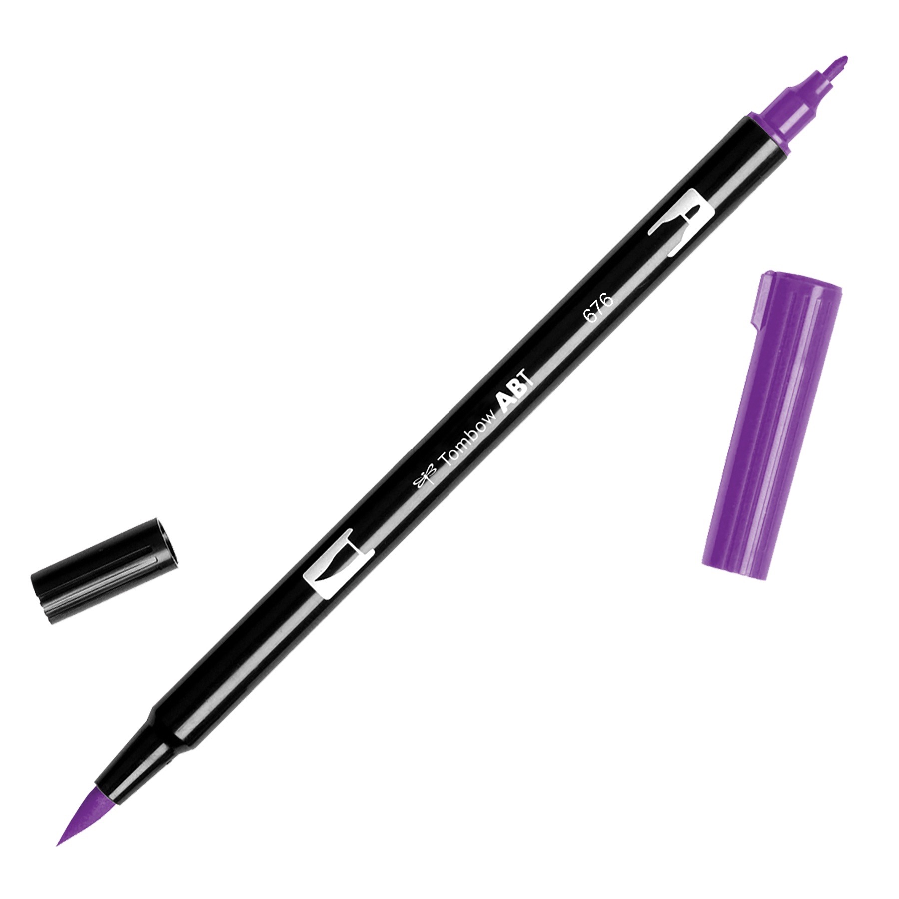 Tombow - Dual Brush Pen - Art Marker - Royal Purple (676)