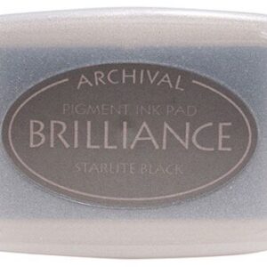 Tsukineko - Brilliance - Pigment Ink - Pad - Starlite Black