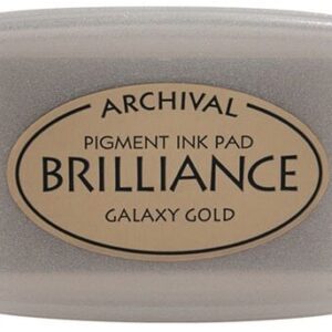 Tsukineko - Brilliance - Pigment Ink - Pad - Galaxy Gold