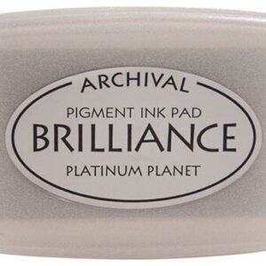 Tsukineko - Brilliance - Pigment Ink - Pad - Platinum Planet