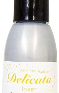 Tsukineko - Delicata - Metallic Pigment Reinker - Shimmery Silver