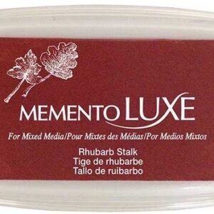 Tsukineko - Memento Luxe - Blendable Pigment Ink - Pad - Rhubarb Stalk