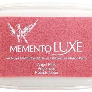Tsukineko - Memento Luxe - Blendable Pigment Ink - Pad - Angel Pink