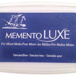 Tsukineko - Memento Luxe - Blendable Pigment Ink - Pad - Danube Blue