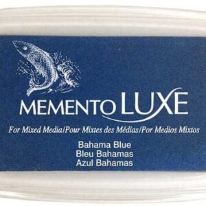 Tsukineko - Memento Luxe - Blendable Pigment Ink - Pad - Bahama Blue