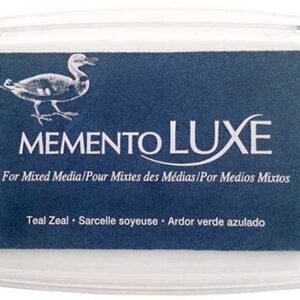 Tsukineko - Memento Luxe - Blendable Pigment Ink - Pad - Teal Zeal