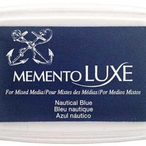 Tsukineko - Memento Luxe - Blendable Pigment Ink - Pad - Nautical Blue