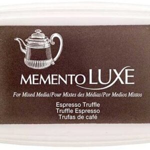 Tsukineko - Memento Luxe - Blendable Pigment Ink - Pad - Espresso Truffle