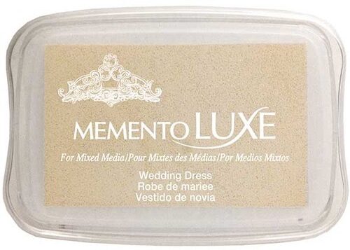 Tsukineko - Memento Luxe - Blendable Pigment Ink - Pad - Wedding Dress