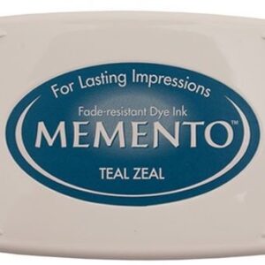 Tsukineko - Memento - Fade Resistant Dye Ink - Pad - Teal Zeal