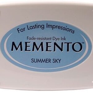 Tsukineko - Memento - Fade Resistant Dye Ink - Pad - Summer Sky