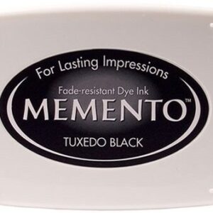 Tsukineko - Memento - Fade Resistant Dye Ink - Pad - Tuxedo Black