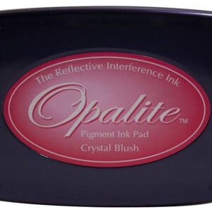 Tsukineko - Opalite - Reflective Pigment Ink - Pad - Crystal Blush