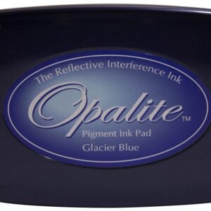 Tsukineko - Opalite - Reflective Pigment Ink - Pad - Glacier Blue