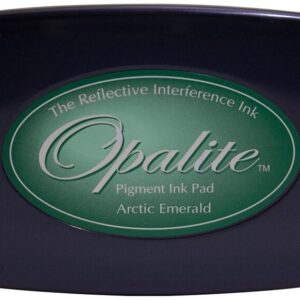 Tsukineko - Opalite - Reflective Pigment Ink - Pad - Artic Emerald