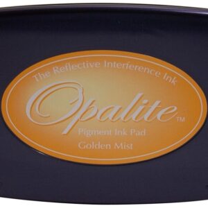 Tsukineko - Opalite - Reflective Pigment Ink - Pad - Golden Mist