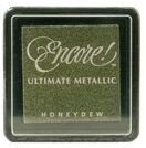 Tsukineko - Encore! - Ultimate Metallic Pigment Ink - Mini Pad - Honeydew