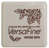 Tsukineko - VersaFine - Pigment Ink - Mini Pad - Vintage Sepia