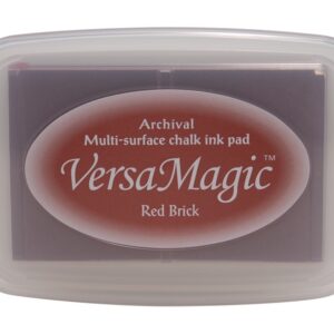 Tsukineko - VersaMagic - Archival Chalk Pigment Ink - Pad - Red Brick
